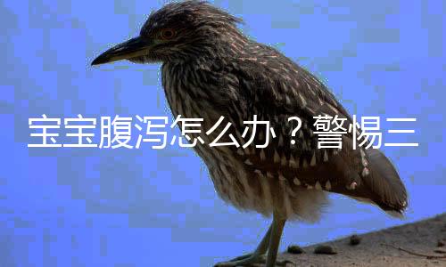 宝宝腹泻怎么办?警惕三个误区